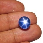 12.46-Carat Museum-Grade Blue Star Sapphire from Ceylon