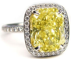 Yellow Sapphire ring