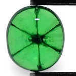 1.04-Carat Beautiful Grass Green Colombian Trapiche Emerald