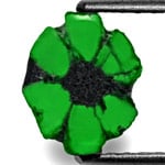 1.60-Carat Royal Green Trapiche Emerald from Muzo, Colombia