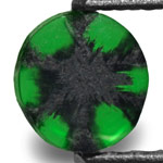 0.49-Carat Beautiful Royal Green Trapiche Emerald from Colombia