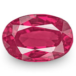 0.62-Carat Eye-Clean Rich Pinkish Red Ruby from Tajikistan (IGI)