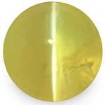 1.88-Carat Golden Yellow Chrysoberyl Cat's Eye from Sri Lanka
