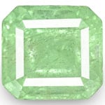 8.93-Carat Octagon-Cut Lustrous Bluish Green Colombian Emerald