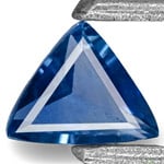 0.23-Carat Flawless Velvety Intense Blue Sapphire from Ilakaka