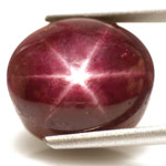 11.78-Carat Remarkable Blood Red Star Ruby from Mysore (India)