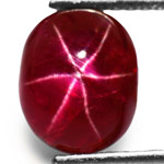 4.74-Carat Rare Pigeon Blood Red Star Ruby from Mogok, Burma