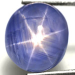 5.96-Carat Magnificent Deep Blue Burmese Star Sapphire