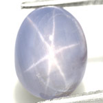 3.76-Carat Light Blue Burmese Star Sapphire (Very Sharp Star)