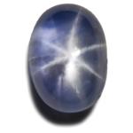 2.26-Carat Transparent Blue Star Sapphire from Mogok