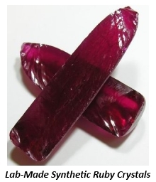 Synthetic Ruby Crystals