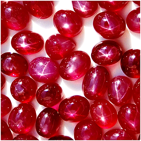 Lead Glass Filled Star Rubies