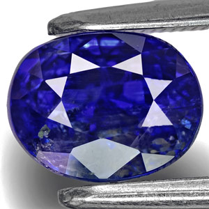 2.87-Carat Unheated Royal Blue Kashmir-Origin Sapphire (GIA)