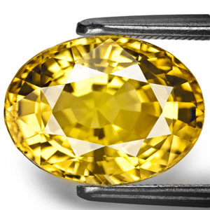 6.43-Carat Stunning Dark Yellow Sapphire from Ceylon (Unheated) 