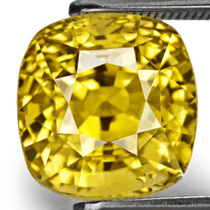 8.99-Carat Shimmering VVS Intense Yellow Sapphire (Unheated) 