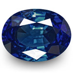 0.60-Carat Unheated Eye-Clean Cornflower Blue from Nigeria (IGI)