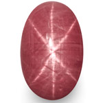 9.85-Carat Pinkish Red Star Ruby from Vietnam (Sharp 6-Ray Star)