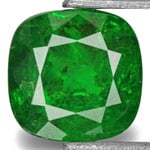 0.85-Carat Cushion-Cut Chrome Green Tsavorite Garnet