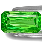 2.06-Carat Lively Green Rectangular Scissor-Cut Tsavorite Garnet