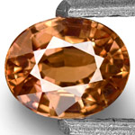 0.59-Carat Unique Deep Brownish Orange Sapphire from Sri Lanka