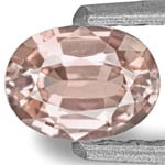 0.58-Carat Eye-Clean Light Orangy Pink Padparadscha Sapphire