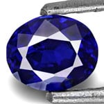 0.87-Carat Stunning Eye-Clean Unheated Rich Royal Blue Sapphire
