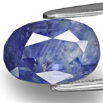 6.37-Carat Unheated Intense Blue Kashmir Sapphire (GRS / GIA)