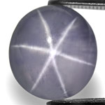 8.36-Carat Soft Violet Star Sapphire with Super Sharp 6-Ray Star