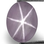 6.72-Carat Soft Greyish Violet Star Sapphire from Sri Lanka
