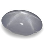 2.35-Carat Soft Violetish White Ceylon Star Sapphire (Unheated)