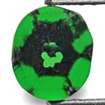 1.15-Carat Royal Green Trapiche Emerald from Colombia
