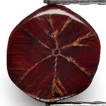 1.07-Carat Pigeon Blood Red Trapiche Ruby from Burma (Unheated)