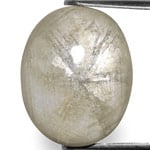 11.73-Carat Oval Cabochon-Cut Trapiche Sapphire from Burma