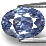 6.80-Carat Unheated Velvety Intense Blue Sapphire from Sri Lanka