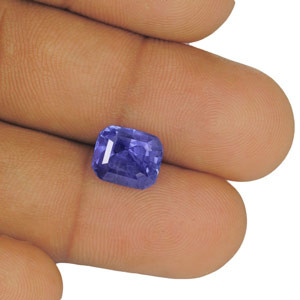 5.07-Carat Unheated Eye-Clean Cornflower Blue Sapphire (IGI) - Click Image to Close