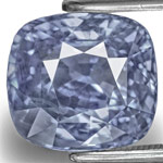 9.09-Carat GIA-Certified Unheated Eye-Clean Cushion-Cut Sapphire