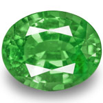 1.07-Carat Lustrous Intense Green Eye-Clean Tsavorite Garnet