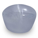 12.34-Carat 11mm Round Star Sapphire with Very Sharp 6-Ray Star