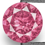 0.60-Carat Round-Cut Lively Pink Spinel from Mahenge, Tanzania
