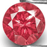 0.75-Carat VVS-Clarity Deep Pink Round-Cut Mahenge Spinel