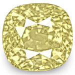 8.58-Carat Unheated Eye-Clean Lustrous Yellow Sapphire (GIA)