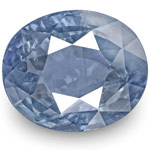 9.07-Carat Unheated Velvety Intense Blue Ceylon Sapphire (GIA)