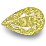 12.10-Carat Exquisite Eye-Clean Unheated Velvety Yellow Sapphire