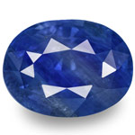 8.43-Carat Unheated Velvety Cornflower Blue Oval Sapphire (GIA)