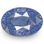 4.34-Carat IGI-Certified Unheated Deep Blue Sapphire from Burma