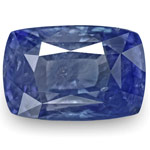 14.35-Carat Unheated Velvety Deep Blue Sapphire (GIA-Certified)