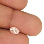 1.25-Carat GIA-Certified Unheated Oval-Cut Padparadscha Sapphire