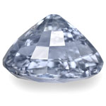 6.96-Carat Unheated Eye-Clean Soft Violetish Blue Sapphire (GIA)