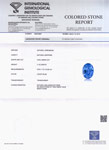 4.16-Carat Stunning Fiery Vivid Blue Eye-Clean Ceylon Sapphire