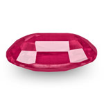 0.90-Carat IGI-Certified Unheated Neon Pinkish Red Cushion Ruby